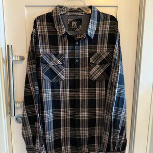 PX Plaid flannel - NWT